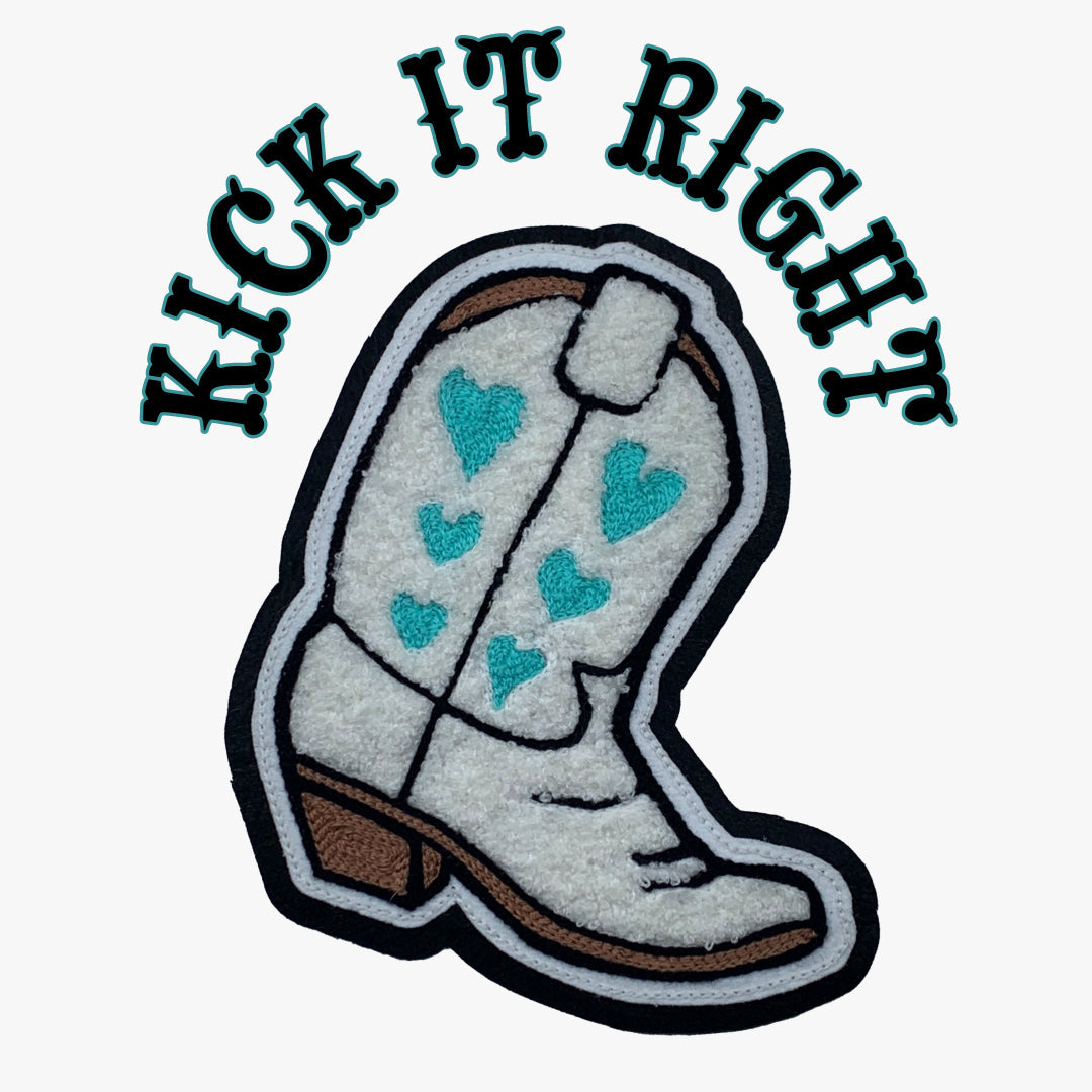 Sweetheart of the Rodeo Chenille Boot Patches