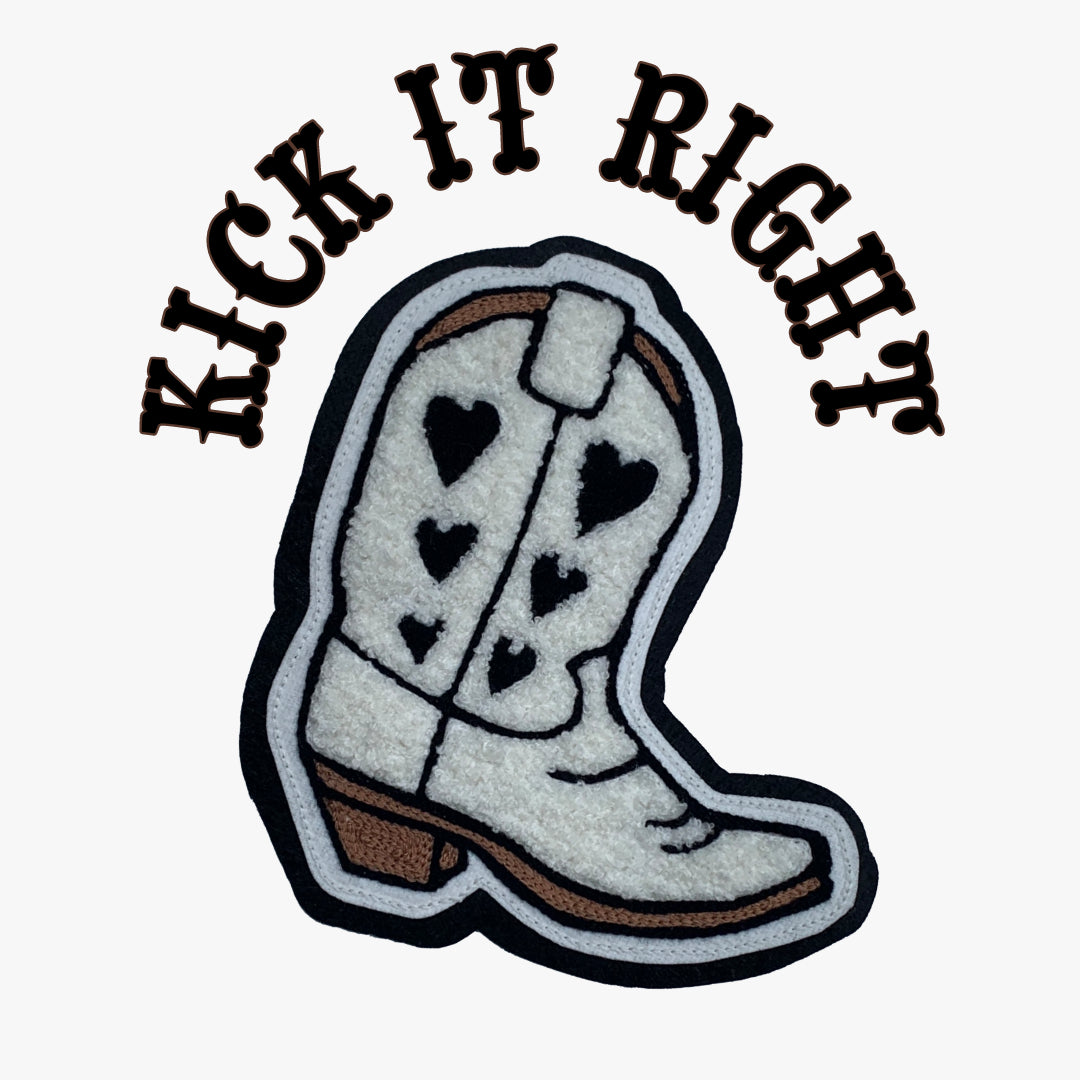 Sweetheart of the Rodeo Chenille Boot Patches