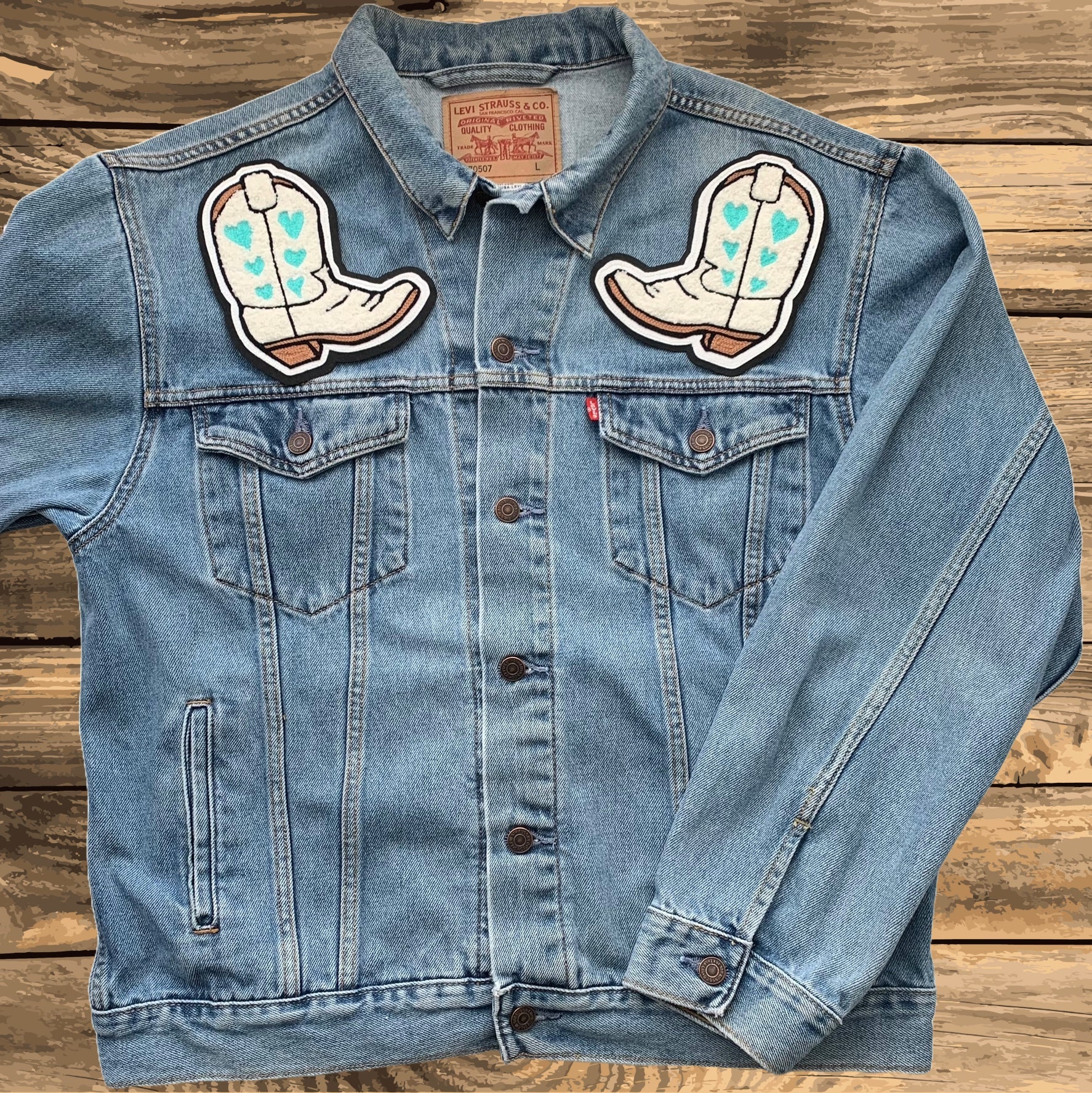 Sweetheart of the Rodeo Chenille Boot Patches