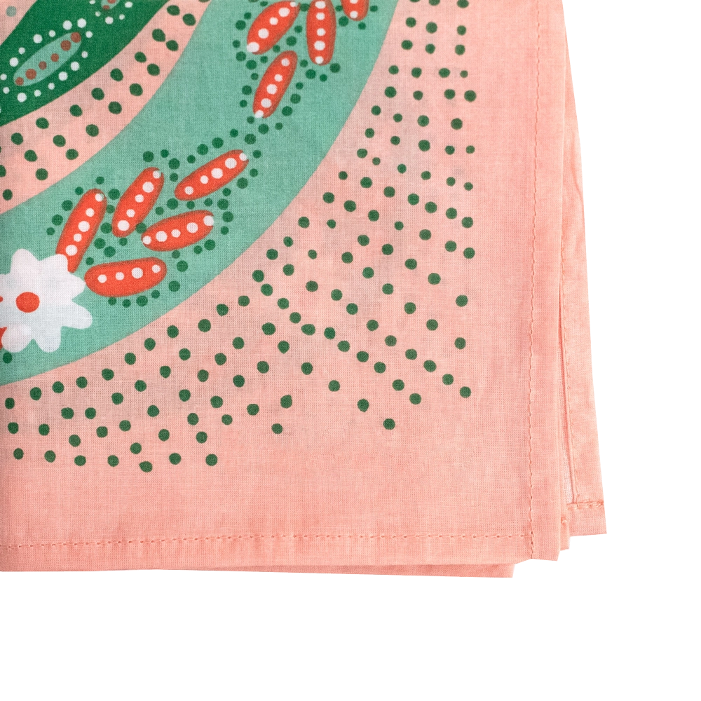 Snake Bandana by Handker + Custom Chainstitch by Fever Stitch