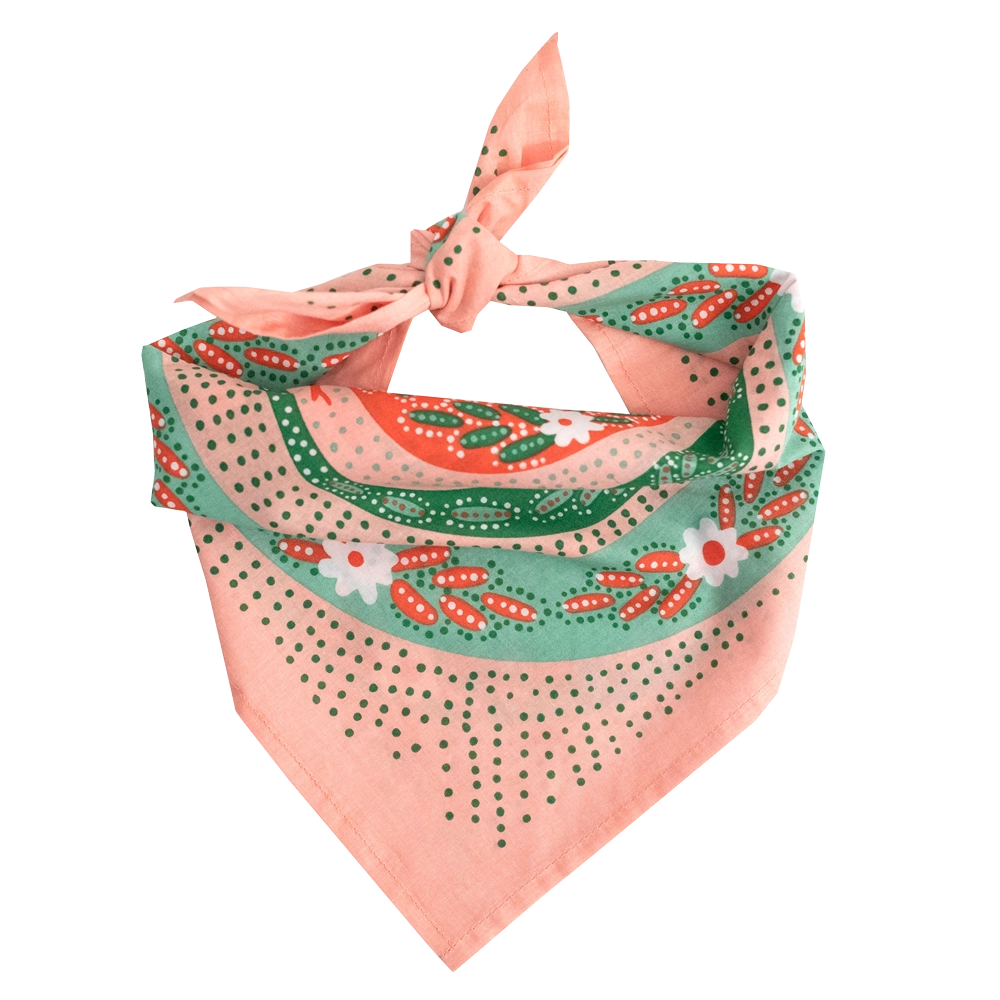 Pink Bandana Tied