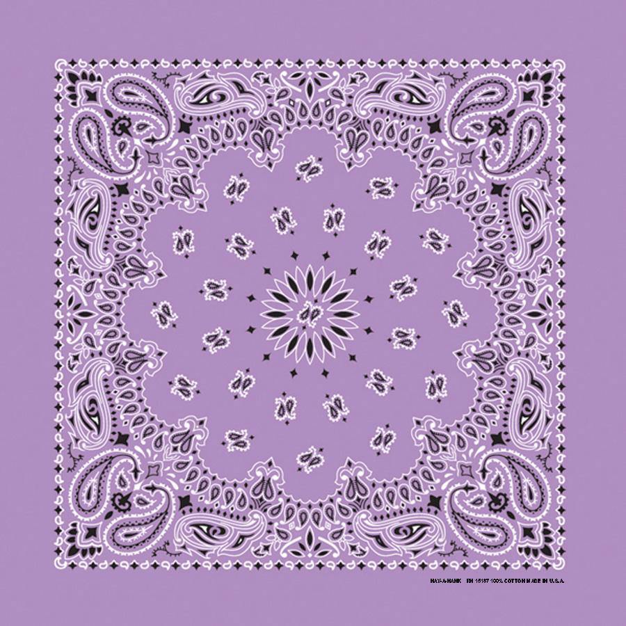 Classic Paisley 100% Cotton Bandana with Custom Chainstitch