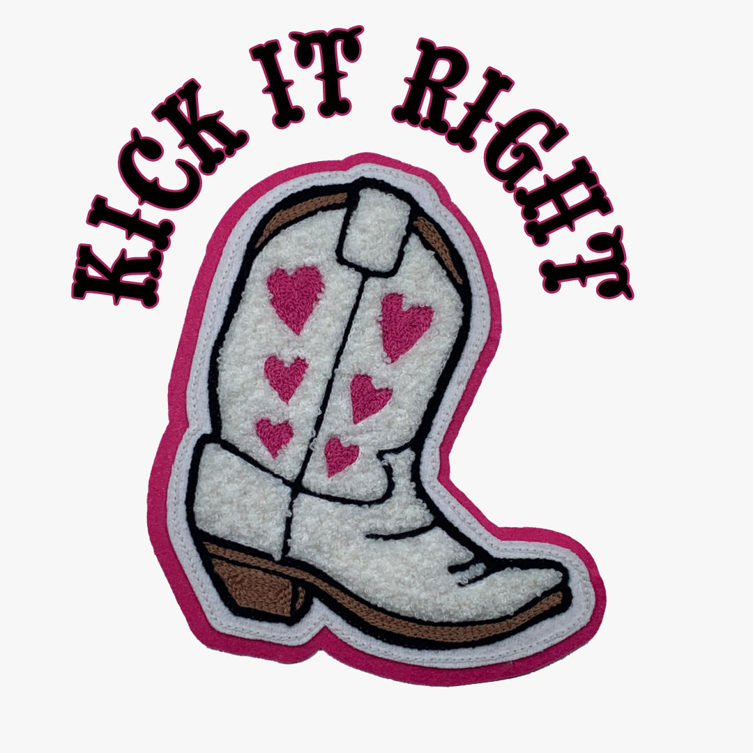 Sweetheart of the Rodeo Chenille Boot Patches